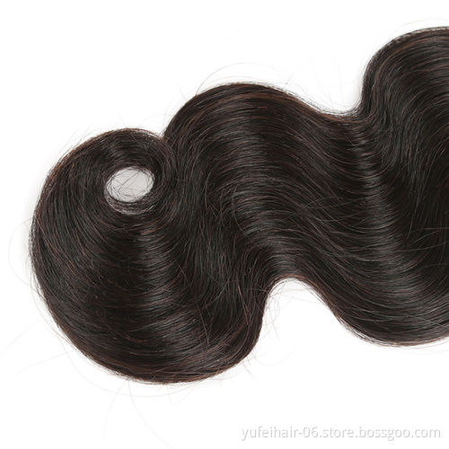 Body Wave virgin remy hair bundles with lace closure reliable natural 4x4 brazilian hair closure